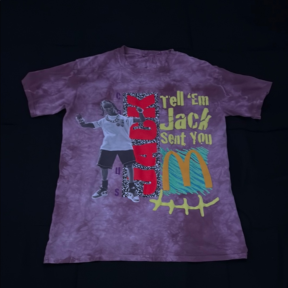 Travis Scott x Mcdonald’s Purple Graphic T-Shirt